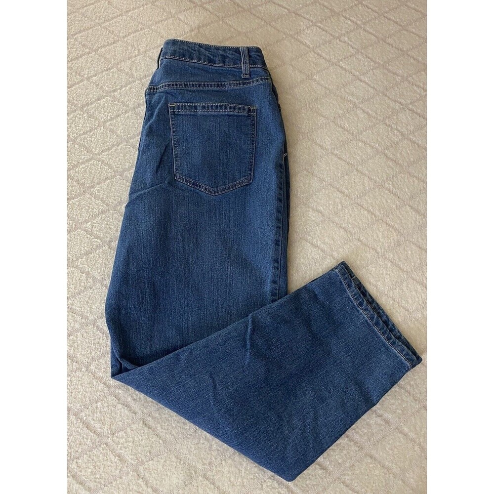 No Boundaries Women’s Blue Denim Jeans Straight Leg Size 13